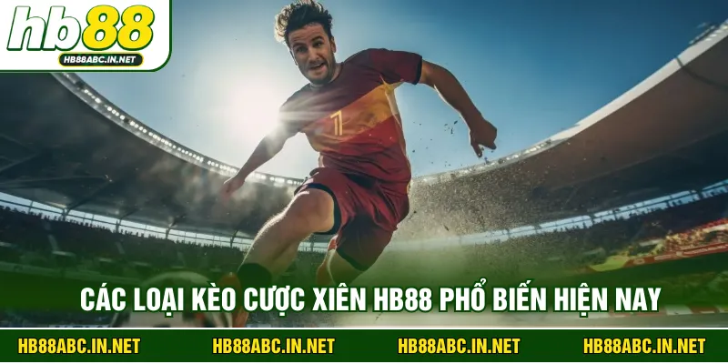 Các loại kèo cược xiên HB88 phổ biến hiện nay 